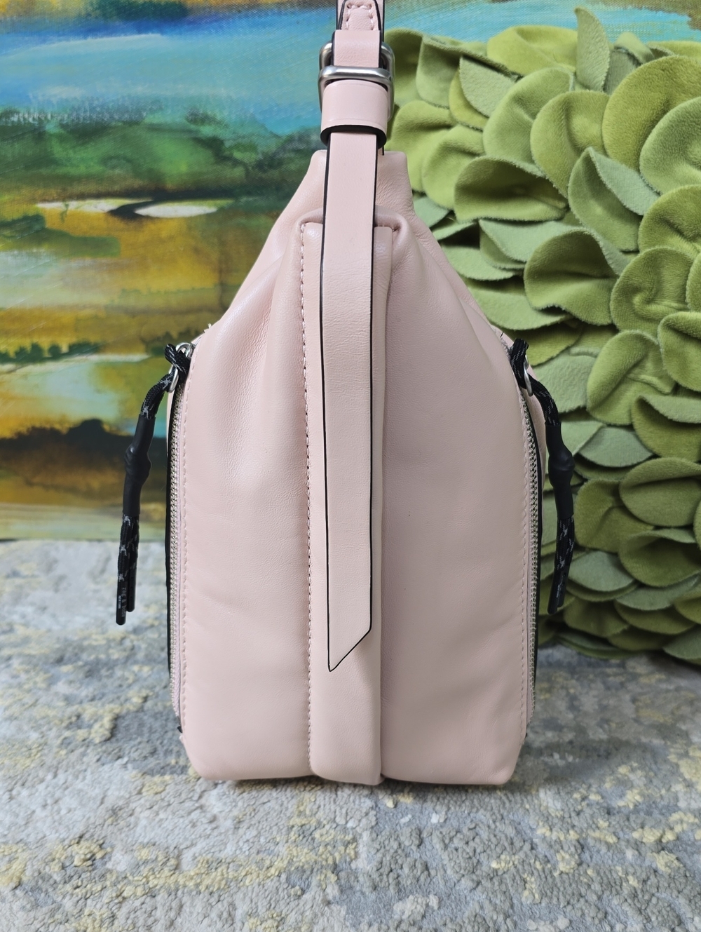 rag & bone Hayden Blush Mini Leather Sling Crossbody Bag